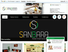 Tablet Screenshot of hotelsanbara.com
